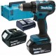 MAKITA DDF485SFJ Aku bezuhlíkový šroubovák Li-ion LXT (18V/2x3,0Ah) Makpac
