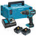 MAKITA DDF490RTJ Aku bezuhlíkový šroubovák Li-ion LXT, (18V / 2x 5,0Ah) Makpac