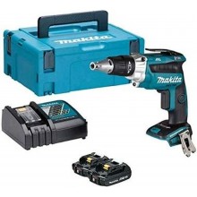 MAKITA DFS452RAJ Aku šroubovák na sádrokarton (18V/2x2,0 Ah) Makpac