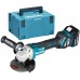 MAKITA DGA513ZJ Aku úhlová bruska 125mm Li-ion LXT 18V, Makpac, bez aku Z