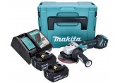 MAKITA DGA515RTJ Aku úhlová bruska 125mm Li-ion (18V/2x 5,0 Ah) Makpac