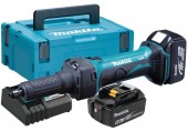 MAKITA DGD800RTJ Aku přímá bruska LXT (18V/2x5,0Ah) Makpac