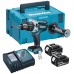 VÝPRODEJ MAKITA DHP481RTJ Aku bezuhlíkový příklepový šroubovák Li-ion 18V 2x 5,0 Ah akku, Makpac PO SERVISE, POUŽITÉ!!