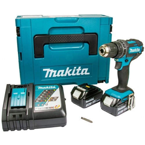 VÝPRODEJ MAKITA DHP482RFJ Aku příklepový šroubovák (62Nm/18V/2x3,0Ah) Makpac PO SERVISE!!