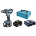 MAKITA DHP485SFJ Aku bezuhlíkový příklepový šroubovák Li-ion LXT 18V/3,0 Ah,Makpac