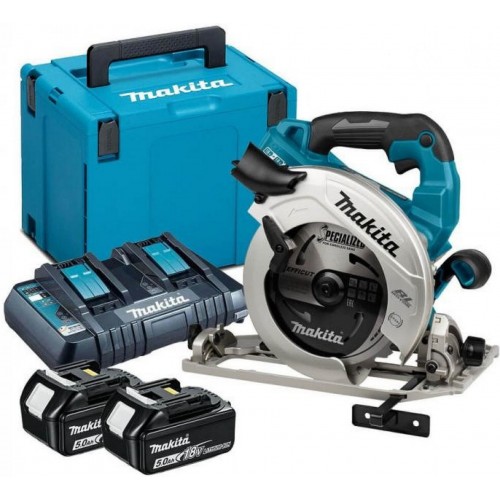 MAKITA DHS782PT2J Aku okružní pila 190mm Li-ion LXT (2x5,0Ah/18V) Makpac