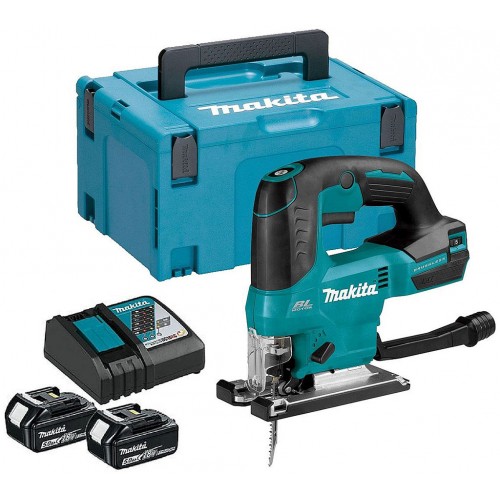 MAKITA DJV184RTJ Aku bezuhlíková přímočará pila Li-ion LXT 18V (2xBL1850B+DC18RC)