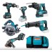 MAKITA DK0154G602 Aku sada DF001G+GA005G+HR002G+HS003G+JR001G+TW004G+2x40V/4,0Ah+Taška