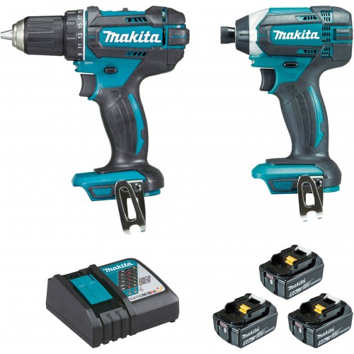 MAKITA DLX2127TJ1 Aku sada DDF482+DTD152 Li-ion LXT 18V (3x5,0Ah+DC18RC+MAKPAC)