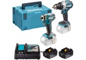 MAKITA DLX2528TJ Sada aku nářadí 18V DDF492 + DTW300 + (2x5,0Ah) + Makpac