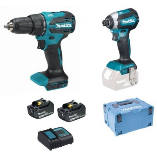 MAKITA Aku sada DHP490+DTD153 Li-ion LXT (18V/2x3,0Ah) + Makpac MAKITA Aku sada DHP490+DTD153 Li-ion LXT (18V/2x3,0Ah) + Makpac