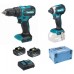 MAKITA Aku sada DHP490+DTD153 Li-ion LXT (18V/2x3,0Ah) + Makpac