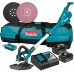 MAKITA DSL800RTEU Aku bruska na sádrokarton s AWS Li-ion LXT 18V/5,0 Ah