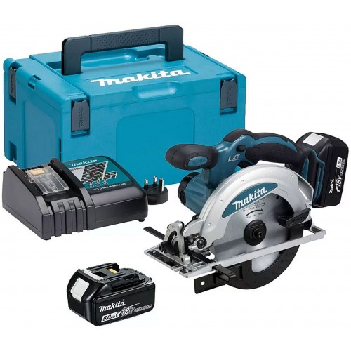 MAKITA DSS610RTJ Aku okružní pila 165mm Li-ion LXT 18V/5,0 Ah, Makpac