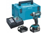 MAKITA DTD152RTJ Aku rázový utahovák 1/4"Li -ion (2x5,0Ah/18V) Makpac