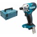 MAKITA DTD156ZJ Aku rázový utahovák 1/4" Li-ion LXT 18V, bez aku+kufr