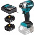 MAKITA DTD158RFJ Aku rázový šroubovák 1/4" Li-ion LXT (2x 18V/3,0Ah) Makpac