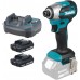 MAKITA DTD158WVE Aku rázový šroubovák 1/4" Li-ion LXTB (2x 18V/2,0Ah) kufr