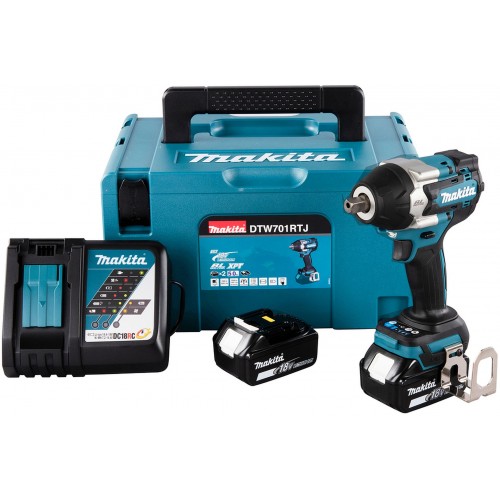 MAKITA DTW701RTJ Akumulátorový rázový utahovák 1/2" Li-ion LXT 18V/5,0Ah