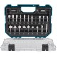 MAKITA D-74778 Sada fréz po zanořovací a jednoruční frézky 8 mm, 22 ks, v plastovém kufru