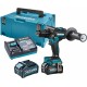 MAKITA HP001GM201 Aku bezuhlíkový příklepový šroubovák Li-ion XGT (2x4,0Ah/40V) Makpac