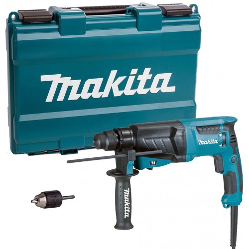 MAKITA HR2630X7 SDS-MAX Kombinované kladivo 2,4J,800W s příslušenstvím