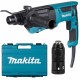 MAKITA HR2670FT Kombinované kladivo s výměnným sklíčidlem SDS-Plus (800W/3,0J)+kufr