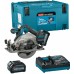 MAKITA HS012GD201 Aku okružní pila 165mm Li-ion XGT (2x2,5Ah/40V) Makpac