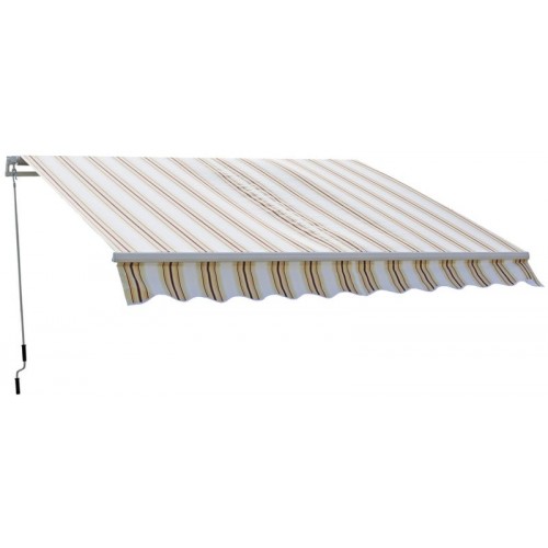 Markýza 3x2m vzor 318, růžová/béžová 380/25 Markýza 3x2m vzor 318, růžová/béžová 380/25