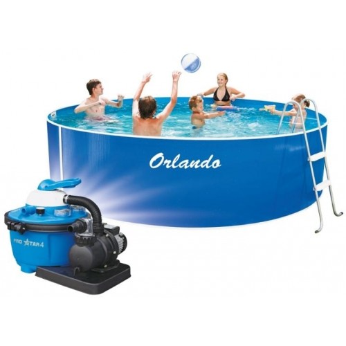VÝPRODEJ MARIMEX Bazén Orlando 4,57 x 1,07 m s pískovou filtrací + skimmer Olympic R__10300023 POŠKOZENÝ ORIGINÁLNÍ OBAL