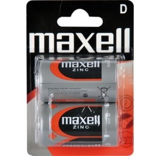 MAXELL Zinko-manganová baterie R20 2BP Zinc 2x D 35009853