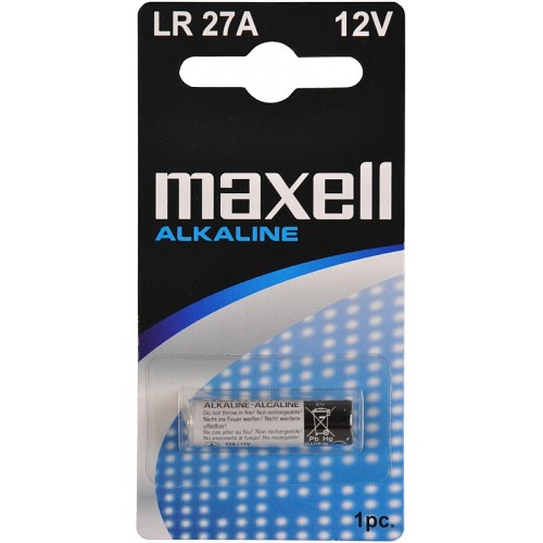 MAXELL Alkalická baterie LR 27 1BP MN27 / 27A 35024659 MAXELL Alkalická baterie LR 27 1BP MN27 / 27A 35024659