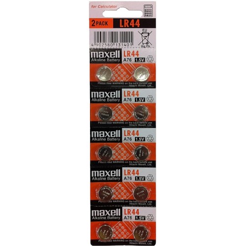 MAXELL Alkalická baterie LR 44 10BP (5x2) A76 35044941