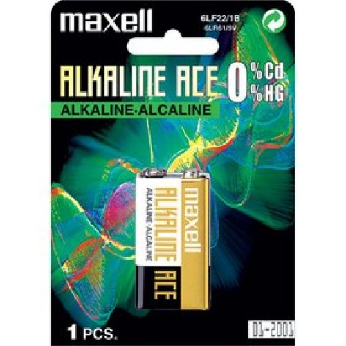 MAXELL Alkalická baterie 6LR61 1BP 1x9V 35009643 MAXELL Alkalická baterie 6LR61 1BP 1x9V 35009643