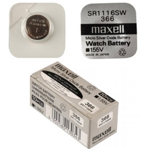 MAXELL Hodinková baterie SR 1116SW / 366 LD WATCH 35009676 MAXELL Hodinková baterie SR 1116SW / 366 LD WATCH 35009676