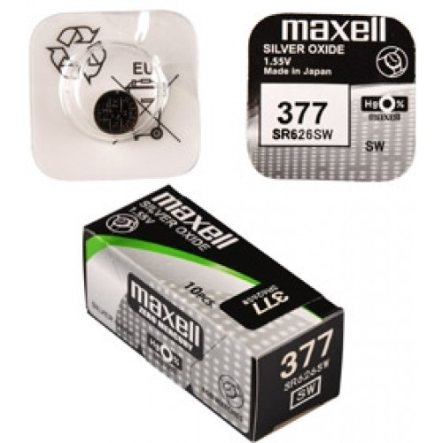 MAXELL Hodinková baterie SR 626SW / 377 LD WATCH 35009740 MAXELL Hodinková baterie SR 626SW / 377 LD WATCH 35009740