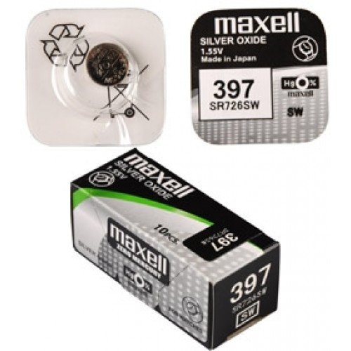 MAXELL Hodinková baterie SR 726SW / 397 LD WATCH 35009758 MAXELL Hodinková baterie SR 726SW / 397 LD WATCH 35009758