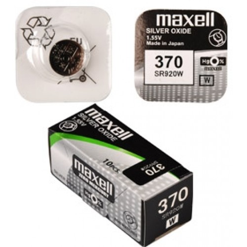 MAXELL Hodinková baterie SR 920W / 370 HD WATCH 35009777 MAXELL Hodinková baterie SR 920W / 370 HD WATCH 35009777