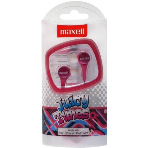 MAXELL 303596 JUICY TUNES PINK Sluchátka 35043580