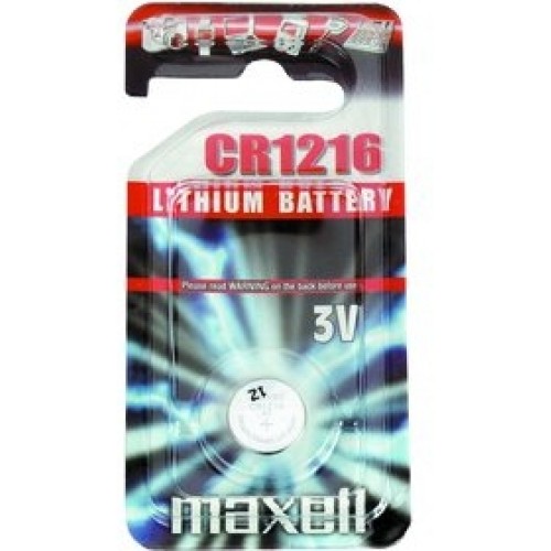 MAXELL Lithiová mincová baterie CR 1216 3V 35009838 MAXELL Lithiová mincová baterie CR 1216 3V 35009838