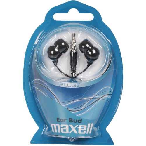 MAXELL 303459 PLUGZ BLACK Sluchátka 35040576 MAXELL 303459 PLUGZ BLACK Sluchátka 35040576