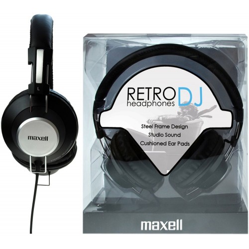 MAXELL 303516 RETRO DJ BLACK Sluchátka 35042344