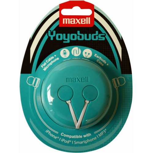 MAXELL 303730 YOYO BUDS GREEN+WHITE sluchátka 35047008