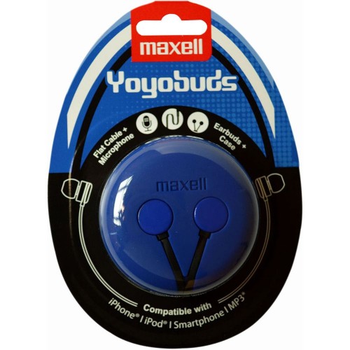 MAXELL 303728 YOYO BUDS BLUE+BLACK sluchátka 35047009 MAXELL 303728 YOYO BUDS BLUE+BLACK sluchátka 35047009