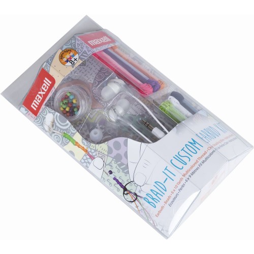MAXELL 593603 DIY BRAID IT EARBUD KIT sluchátka 35047010 MAXELL 593603 DIY BRAID IT EARBUD KIT sluchátka 35047010