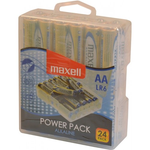 MAXELL Alkalické tužkové baterie LR6 24 BP POWER PACK 35041989