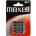 MAXELL Zinko-manganová baterie R03 4BP Zinc 4x AAA 35026518