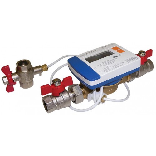 Meibes Kompaktní měřič spotřeby tepla Heat plus s montážní sadou pro 1,5M3/H, 1285102.107