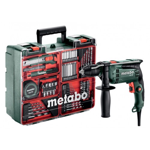 Metabo 600742870 SBE 650 SET Příklepová vrtačka + mobilní dílna 650 W