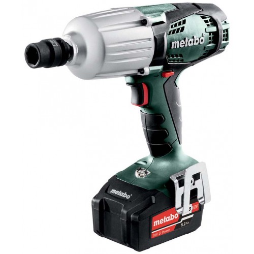 Metabo 602198650 SSW 18 LTX 600 Aku rázový utahovák 18V 2x5.2 Ah, MetaBOX
